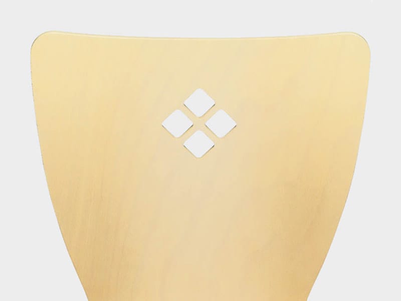 Деревянный шпон консольный штабелируемый стул Brunner ARCH-00079271 - Вид №5