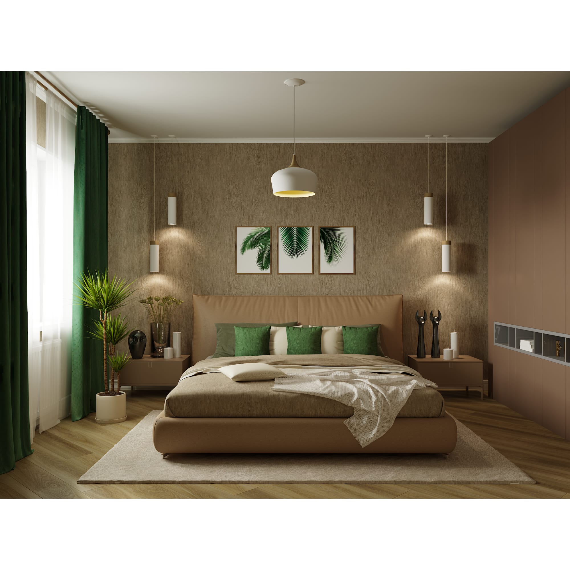 82018445 Свеча-столбик, 6х15 см, цвет белый Santreyd  - Вид №2