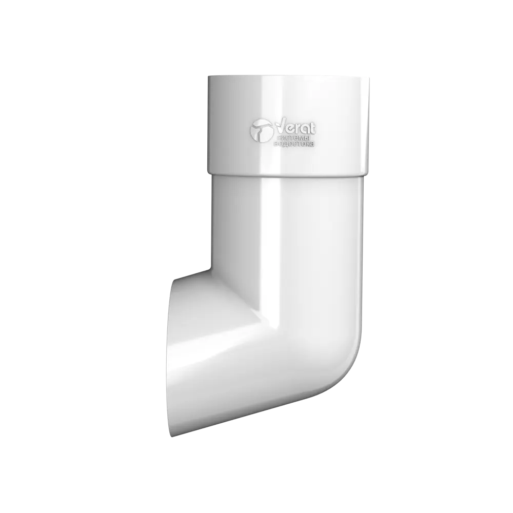 Отвод для трубы 82 мм цвет белый ТЕХНОНИКОЛЬ STLM-2065450 - Вид №1