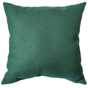Подушка Seasons Vieste 45х45 см рогожка цвет изумруд 83667707 STLM-2167918