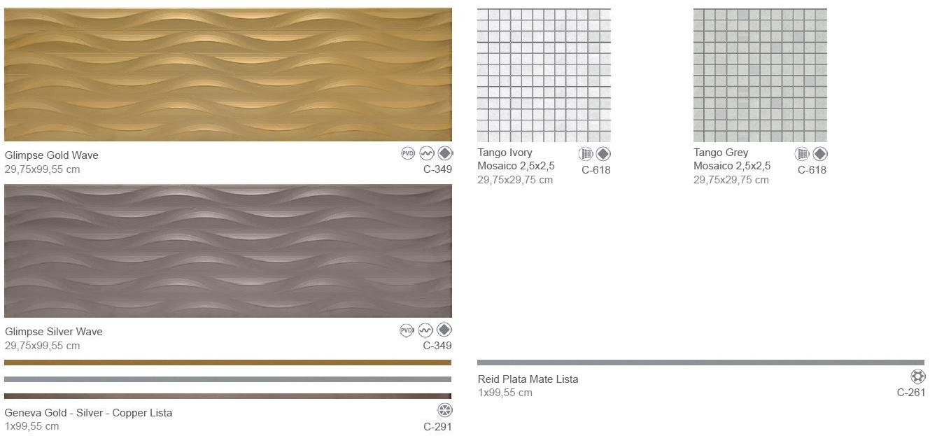 Aparici Белая плитка для стен с эффектом энкаустики Tango sun-id-1352399 - Вид №3