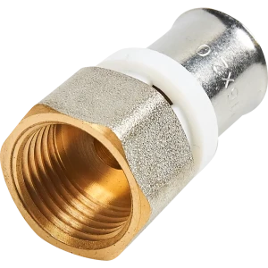 Муфта комбинированная Aquasfera 1/2"x16 мм ВР никелированная латунь 027-8788