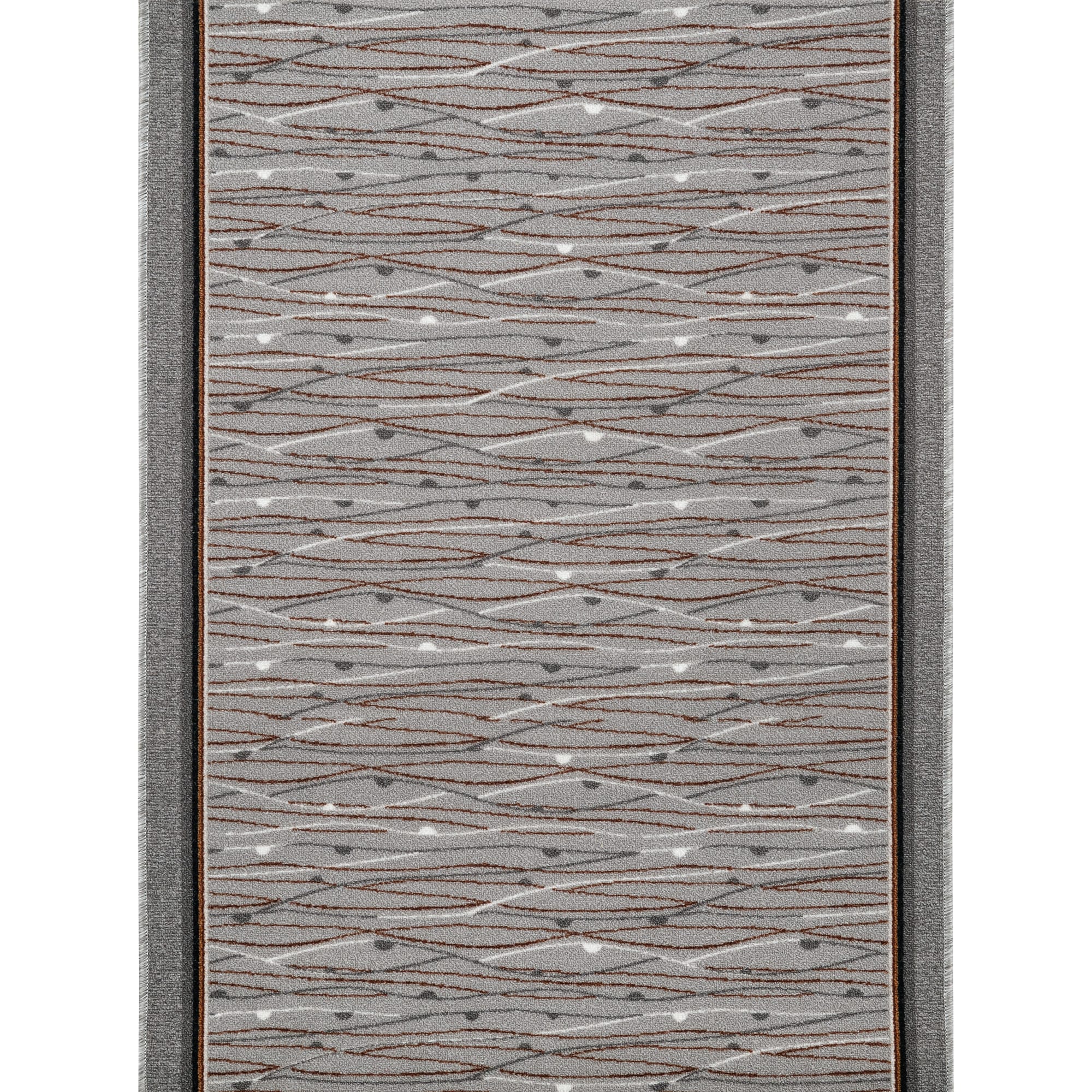 82406912 Дорожка ковровая «Лозанна» 1 м, цвет серый Santreyd 