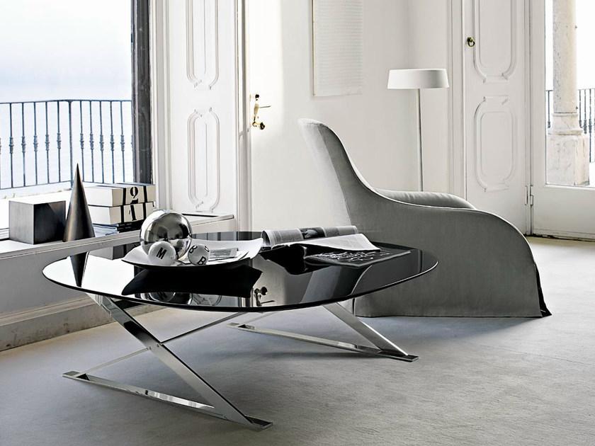 Maxalto Низкий квадратный мраморный журнальный столик Pathos sun-id-1391278 - Вид №1