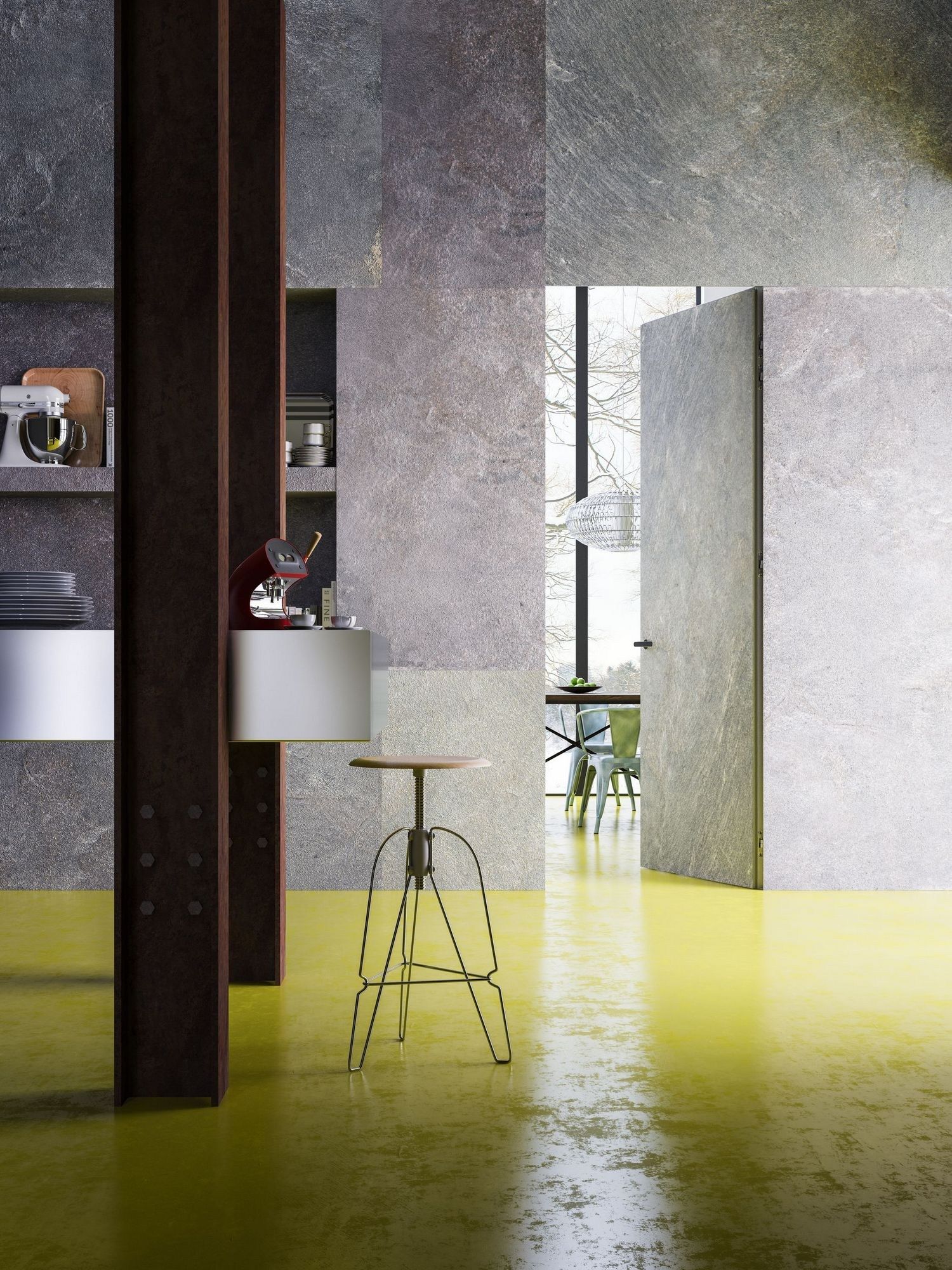 Заподлицо стены распашная дверь Linvisibile Linvisibile Alba ARCH-00129380 - Вид №7