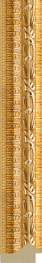 BY 1345 Зеркало в багетной раме - сусальное золото 47 mm EVOFORM Definite - Вид №2