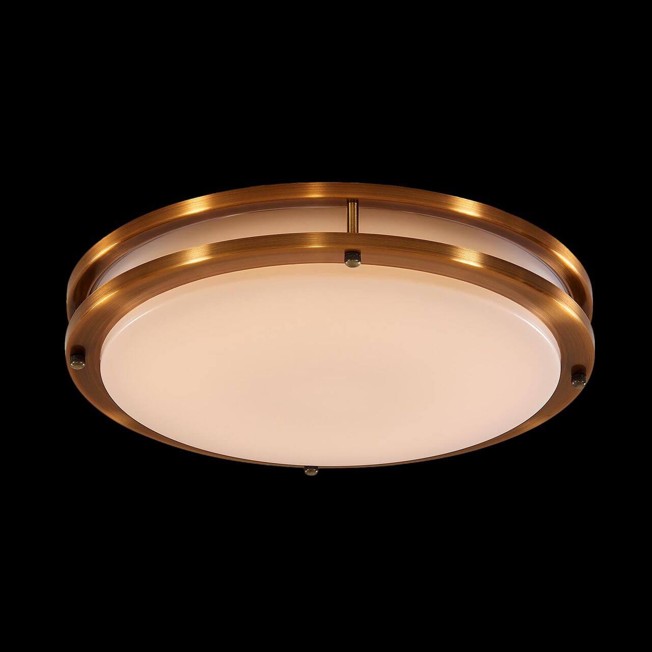 Потолочный светодиодный светильник Citilux Бостон CL709403 CITILUX БОСТОН 203805 Белый;золото - Вид №1