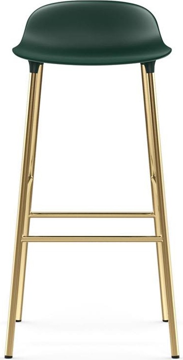 1400940 Barstool 75 cm Brass Green Normann Copenhagen Form - Вид №1