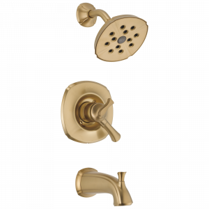 T17492-CZ Monitor® 17 Series H2Okinetic® для ванны и душа Delta Faucet Addison Шампанское бронза