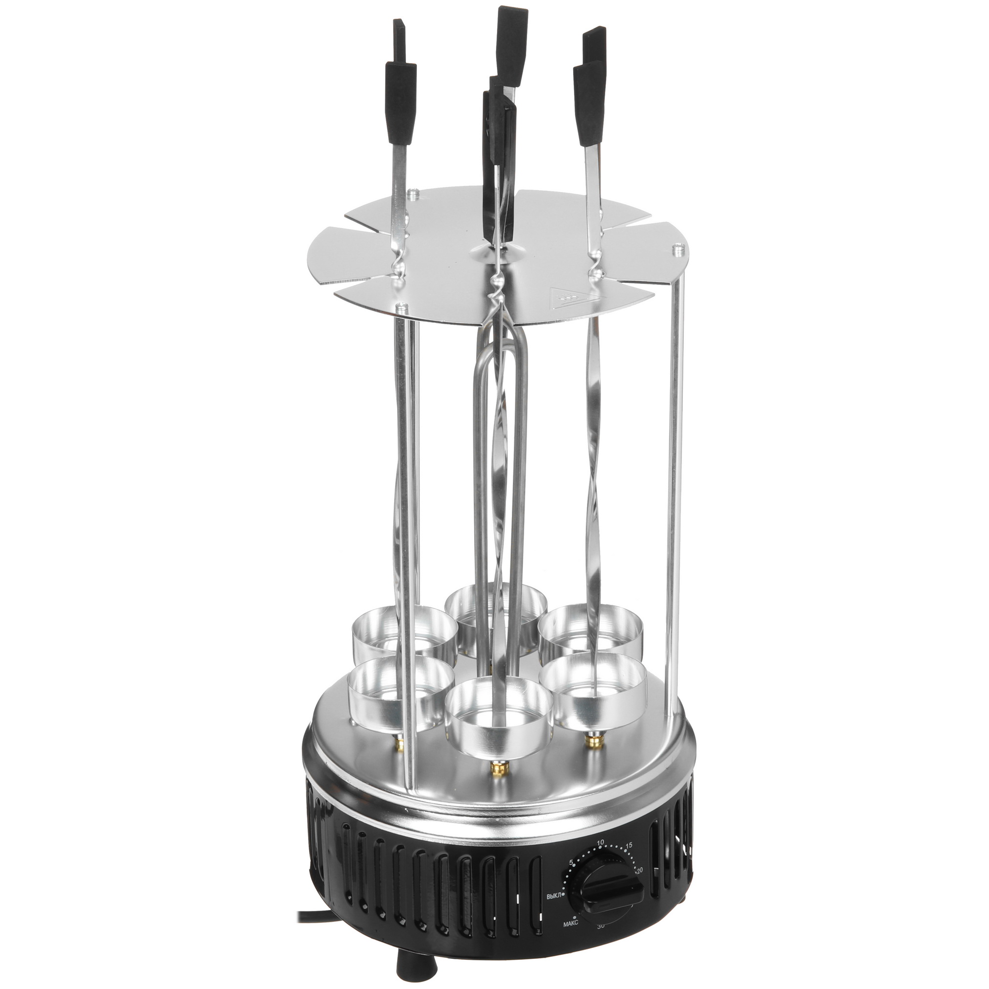 9135783 Электрошашлычница DEXP DKM-106B черный STDN-0099929 - Вид №6