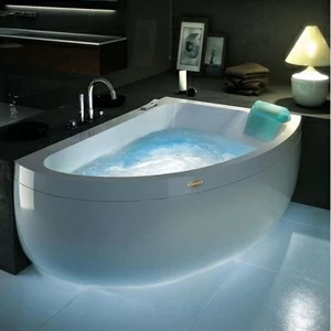 Ванна с гидромассажем "HYDRO FRIENDLY" Aquasoul Offset угловая 9443-605A Dx