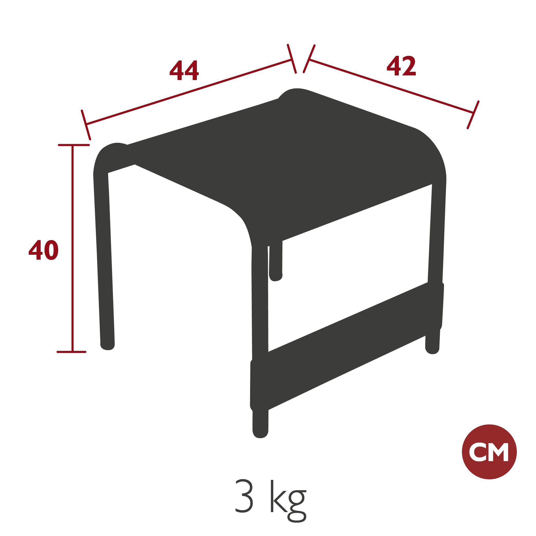 Алюминиевый низкий садовый столик In Stock Fermob ARCH-00139854 - Вид №2