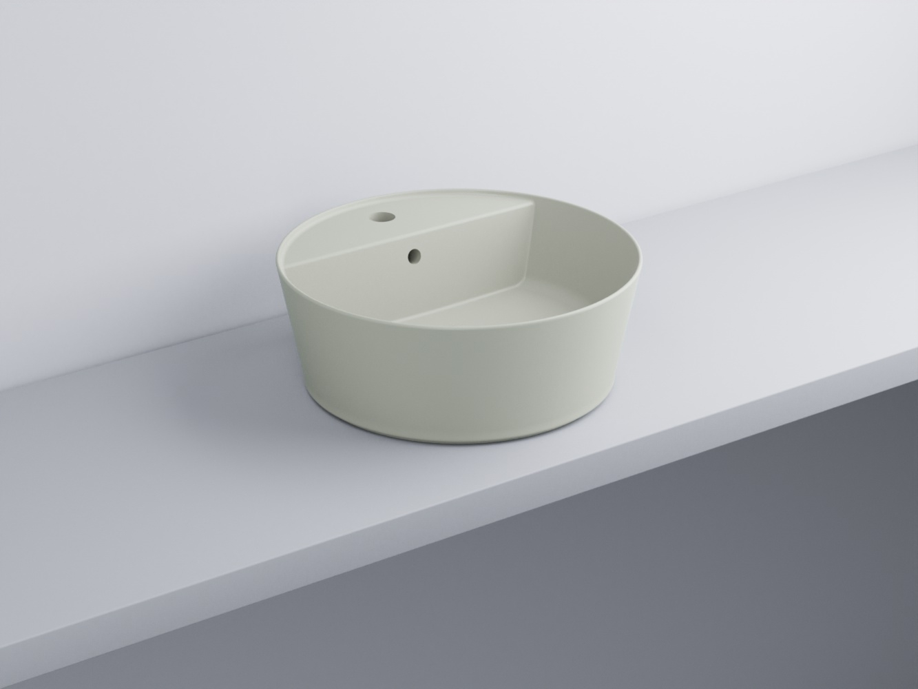 HALAT45-PM Раковина круглый Handy ø45 одно отверстие под смеситель cielo Le Bacinelle Ceramica Cielo