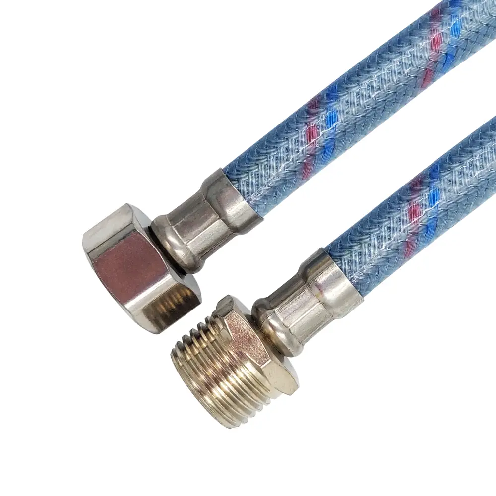 Гибкая подводка Santreyd OPTIMA с двойной защитой для воды 1/2" 40 см 88022972 STLM-0808368