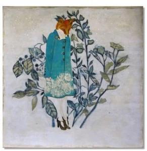 ICI ET LÀ Смешанная техника на холсте K. fabrizzi Kf02