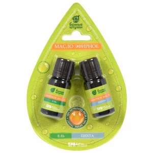 Банные штучки Набор масел из 2-х флаконов (Ель+пихта)