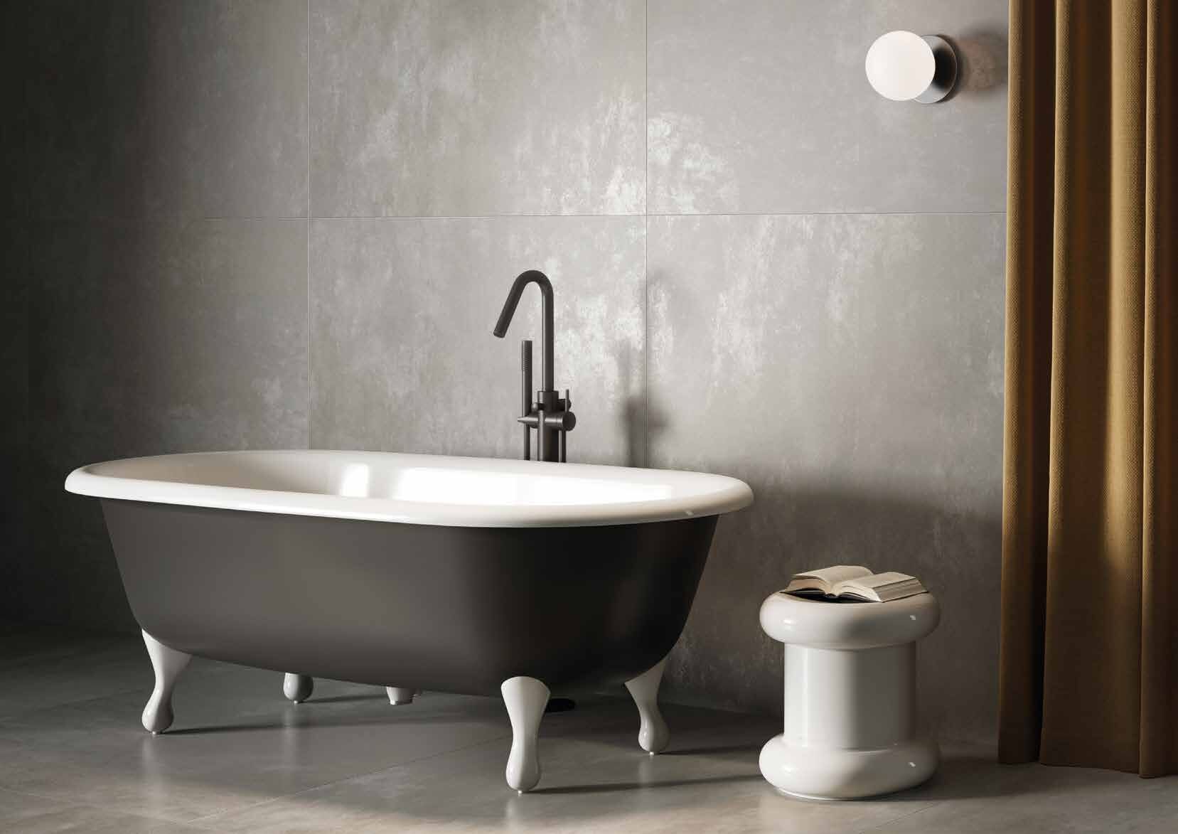Цементный эффект фарфоровый пол / сайдинг VitrA Bathrooms CEMENTAL ARCH-00144885 - Вид №2