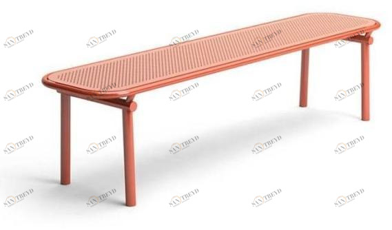 VESTRE Скамейка из оцинкованной стали Pop sun-id-1402077