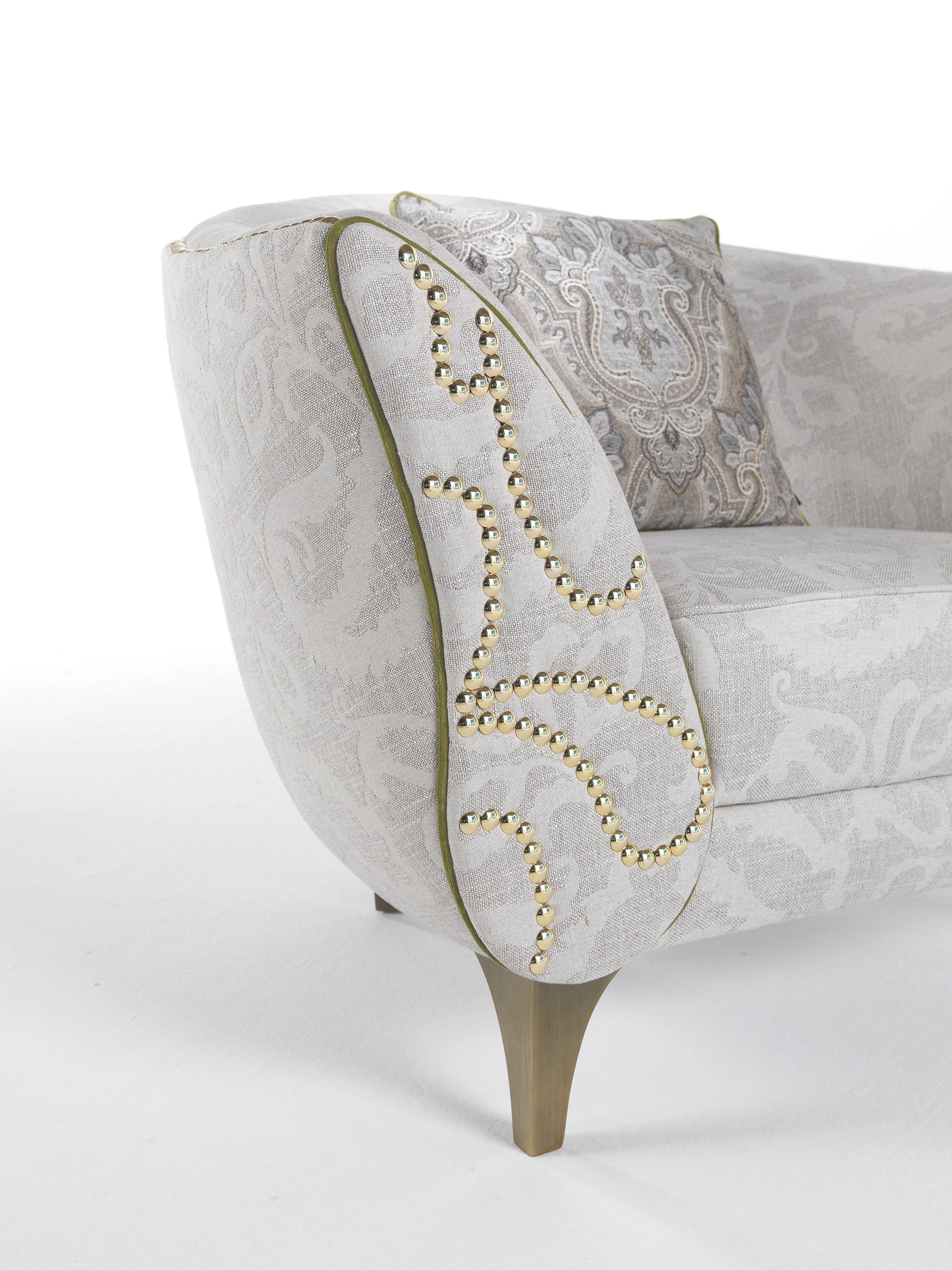 Тканевое кресло с подлокотниками ETRO Home Interiors ARCH-00027253 - Вид №3