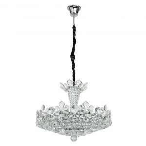 Подвесная люстра MW-Light Лаура 3 345010814 MW-LIGHT ДИЗАЙНЕРСКИЕ, ЛАУРА 181810 Хром