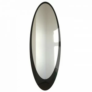 Зеркало овальное черное асимметричное "Джой" GRAUM ДИЗАЙНЕРСКИЕ 304132 Черный