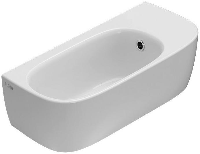 Ge046/47/60/61/70 bi Подвесная раковина настенная овальная Ceramica Globo Genesis белая - Вид №4