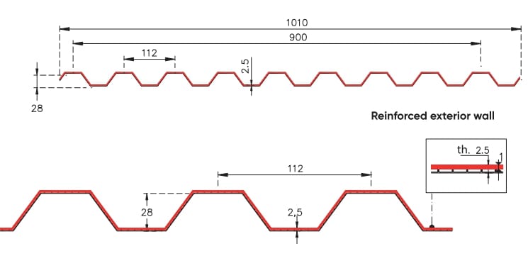 Альвеолярный лист поликарбоната PolyPiù SMARTPIÙ RINFORZATO ARCH-00136683 - Вид №2
