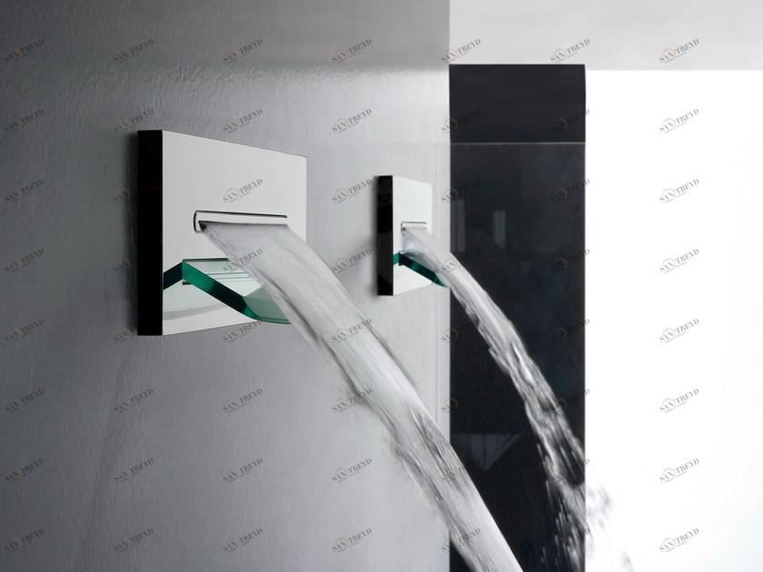 ZAZZERI Настенная лейка для душа с водопадом Shirò Shiro sun-id-1458979