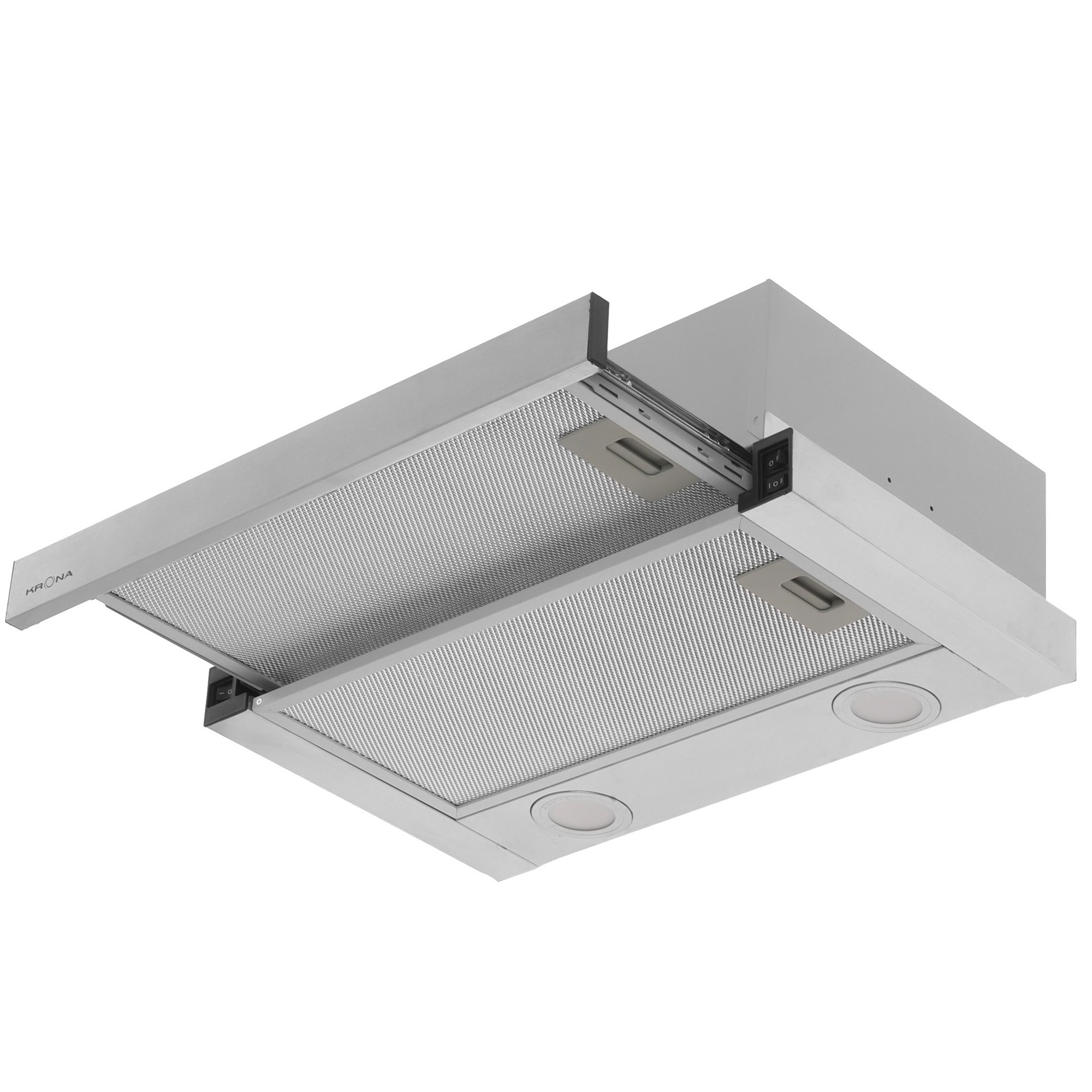 9063330 Вытяжка телескопическая KRONA KAMILLA T 500 INOX серый/серый STDN-0130207 - Вид №2