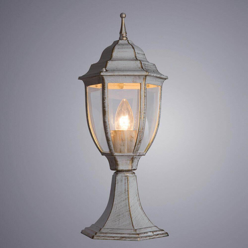 Уличный светильник белый 40 см Arte Lamp Pegasus A3151FN-1WG ARTE LAMP PEGASUS, ФОНАРЬ 00-3897058 Белый  - Вид №2
