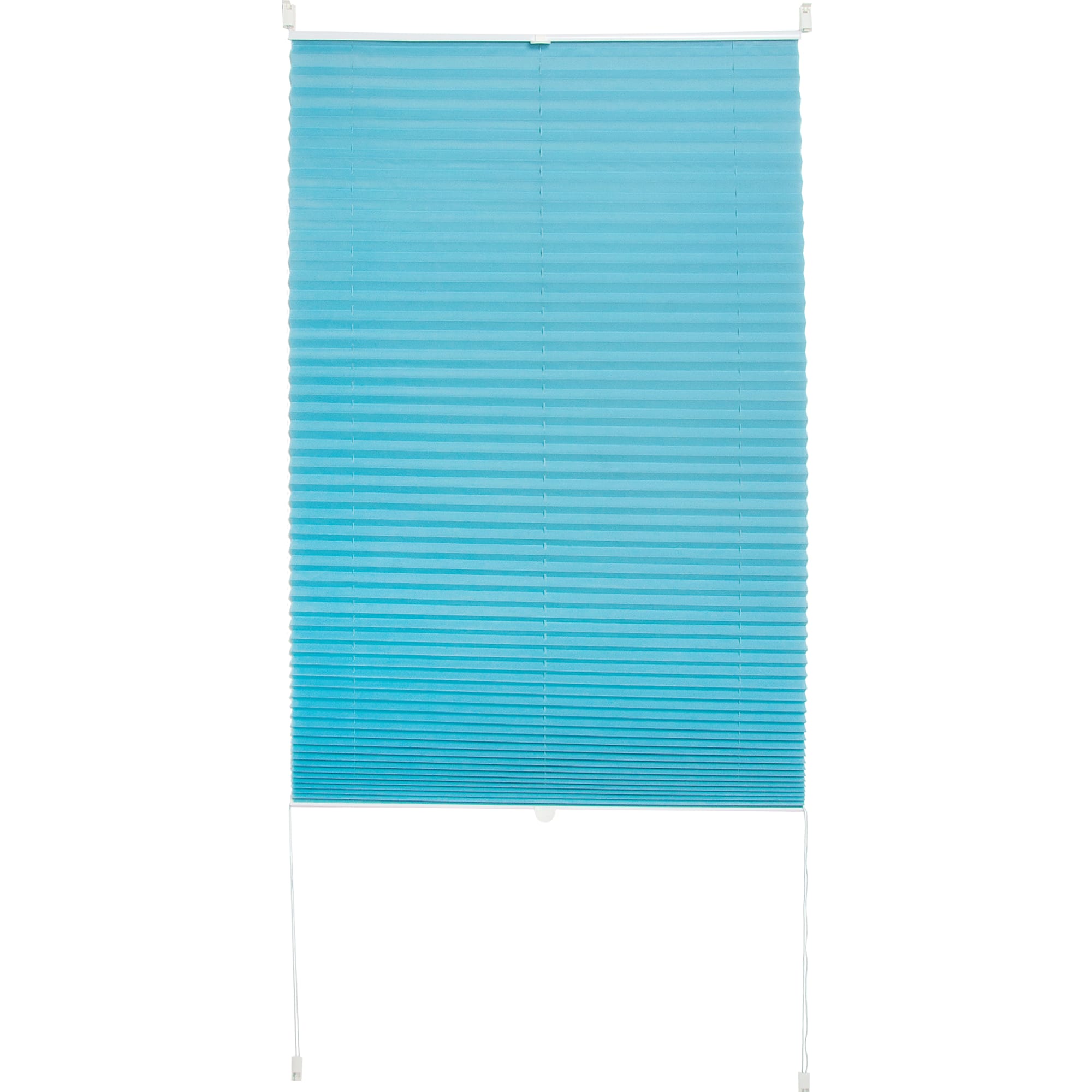 82057302 Штора плиссе «Плайн», 75х160 см, текстиль, цвет бирюзовый Santreyd  - Вид №1