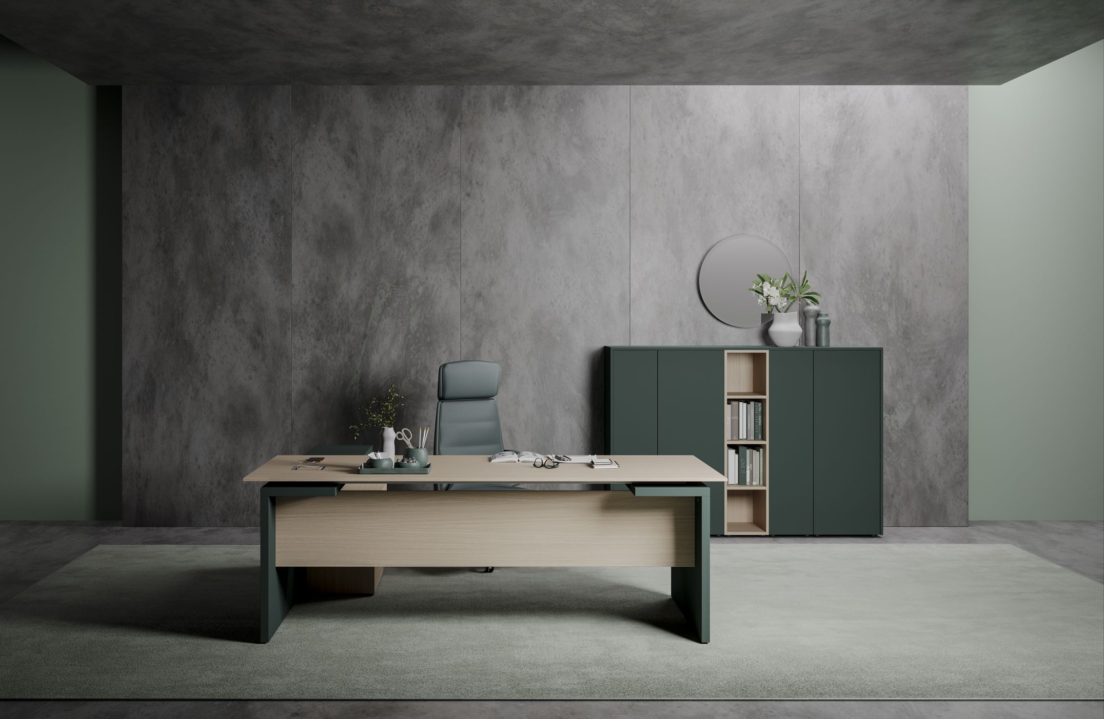 Исполнительный стол PROF тонкий ARCH-00139828 - Вид №21