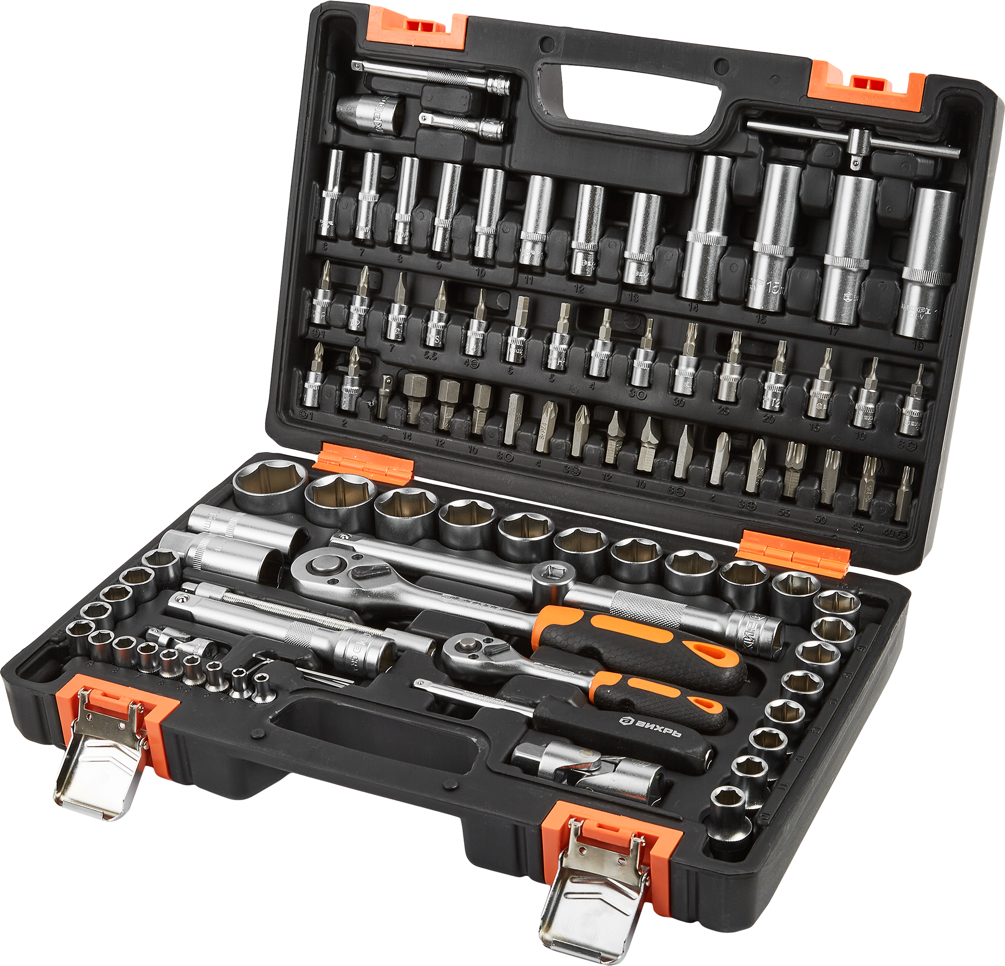 Профессиональный набор инструментов ВИХРЬ 94 предмета для комплексных работ 85087835 STLM-0058456