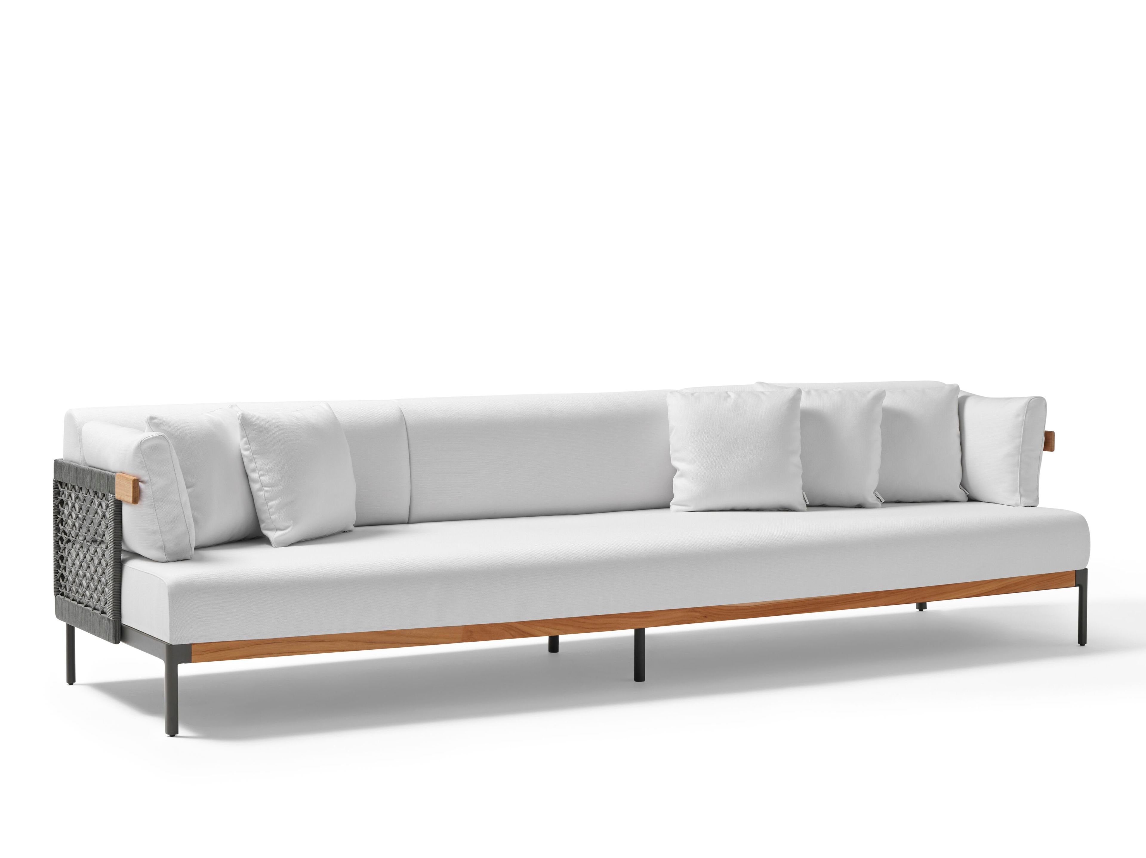 4-местный веревочный и тканевый садовый диван POINT Legacy ARCH-00099500