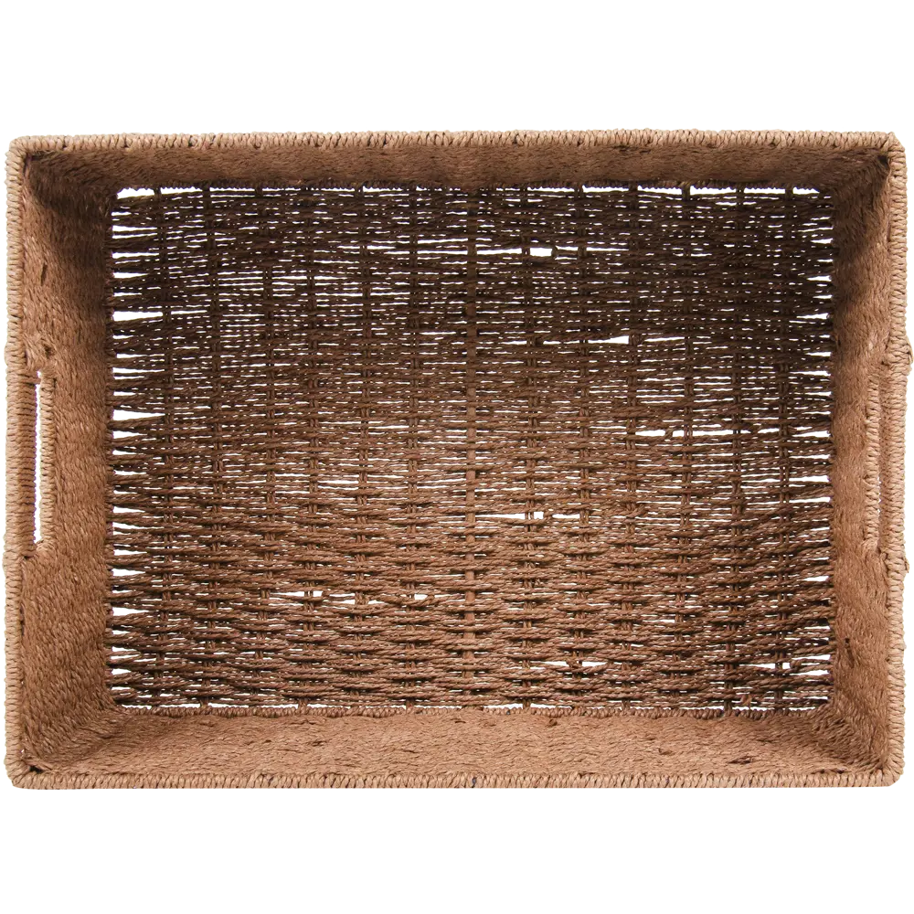 Корзина для хранения 38x18x28 см бумага цвет коричневый 82280888 STLM-2202056 Santreyd - Вид №2