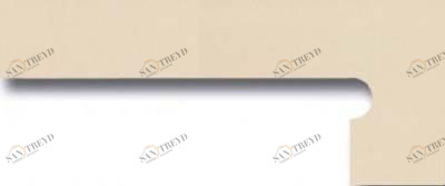 Pulido Blanco Perla  Zanquin Izq. плинтус ступени левая 19*42,4 (1кор/8шт) Venatto 28135