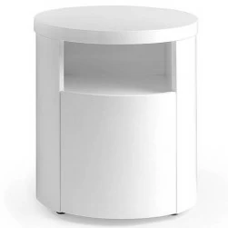 Тумбочка прикроватная белая Style от Angel Cerda ANGEL CERDA  148640 Белый