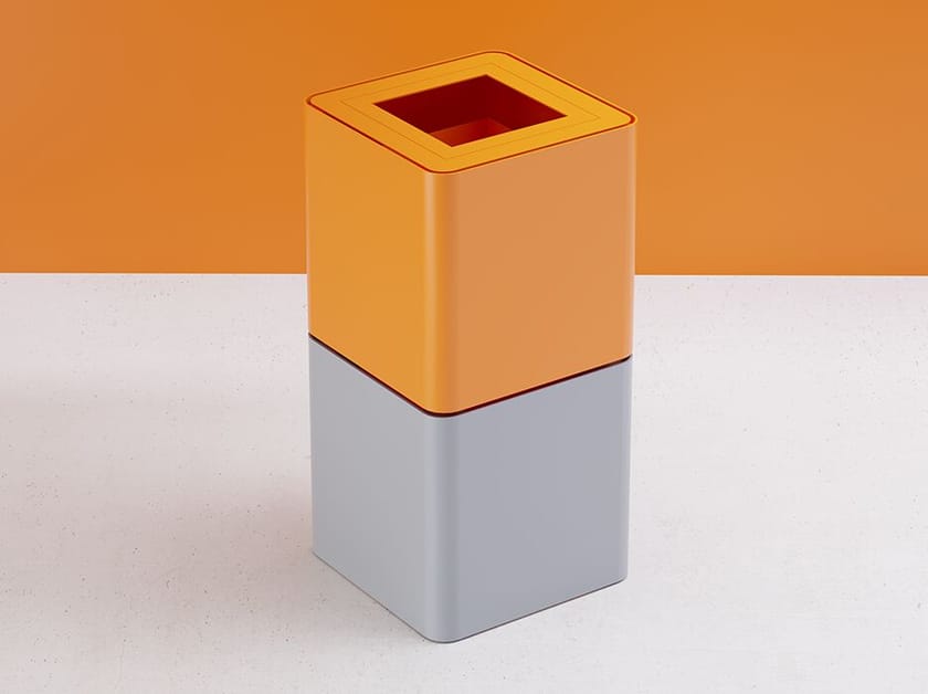 Корзина для мусора из оцинкованной стали DIMCAR ARCH-00065561