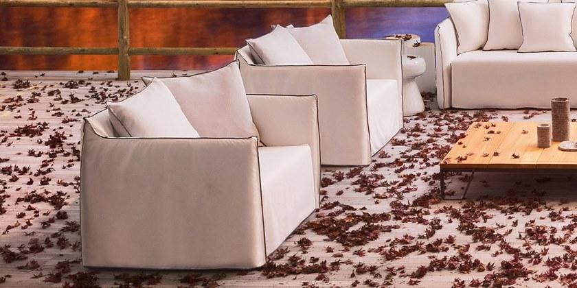 Gervasoni Садовое кресло со съемным чехлом с подлокотниками Gervasoni outdoor sun-id-1394583 - Вид №1