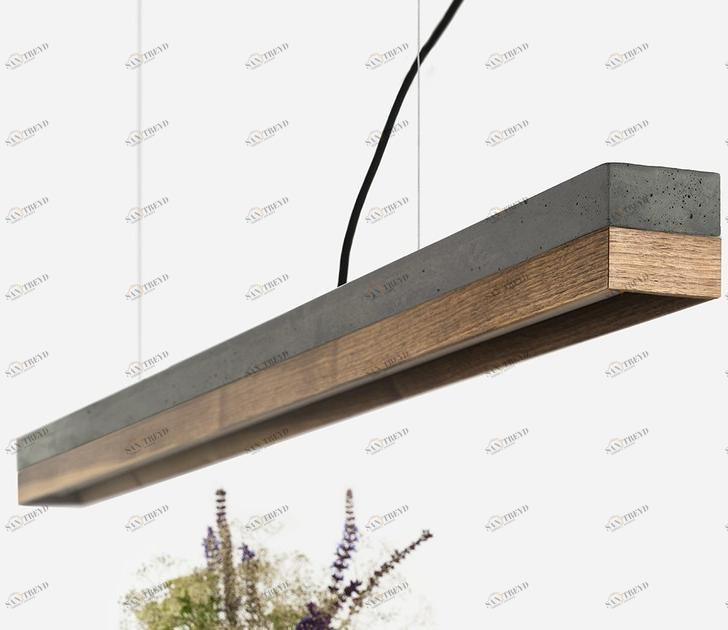 GANTlights Led подвесной светильник из орехового дерева C sun-id-1366013