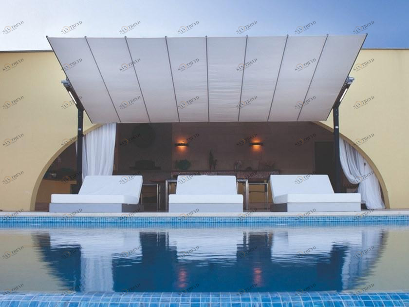 FIM Регулируемый прямоугольный алюминиевый зонт Flexy sun-id-1434751