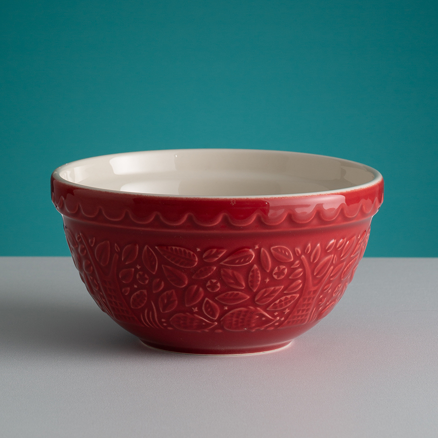 2002.151 Миска для смешивания in the forest, D21 см, 1,2 л, красная Mason Cash  - Вид №1