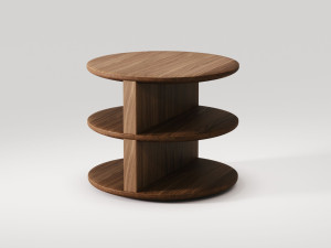 Тумбочка / журнальный столик из грецкого ореха