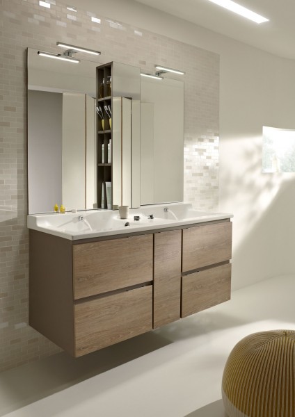 EB1338-NF Зеркало 138 см, с полками Jacobdelafon SOPRANO Santreyd - Вид №1