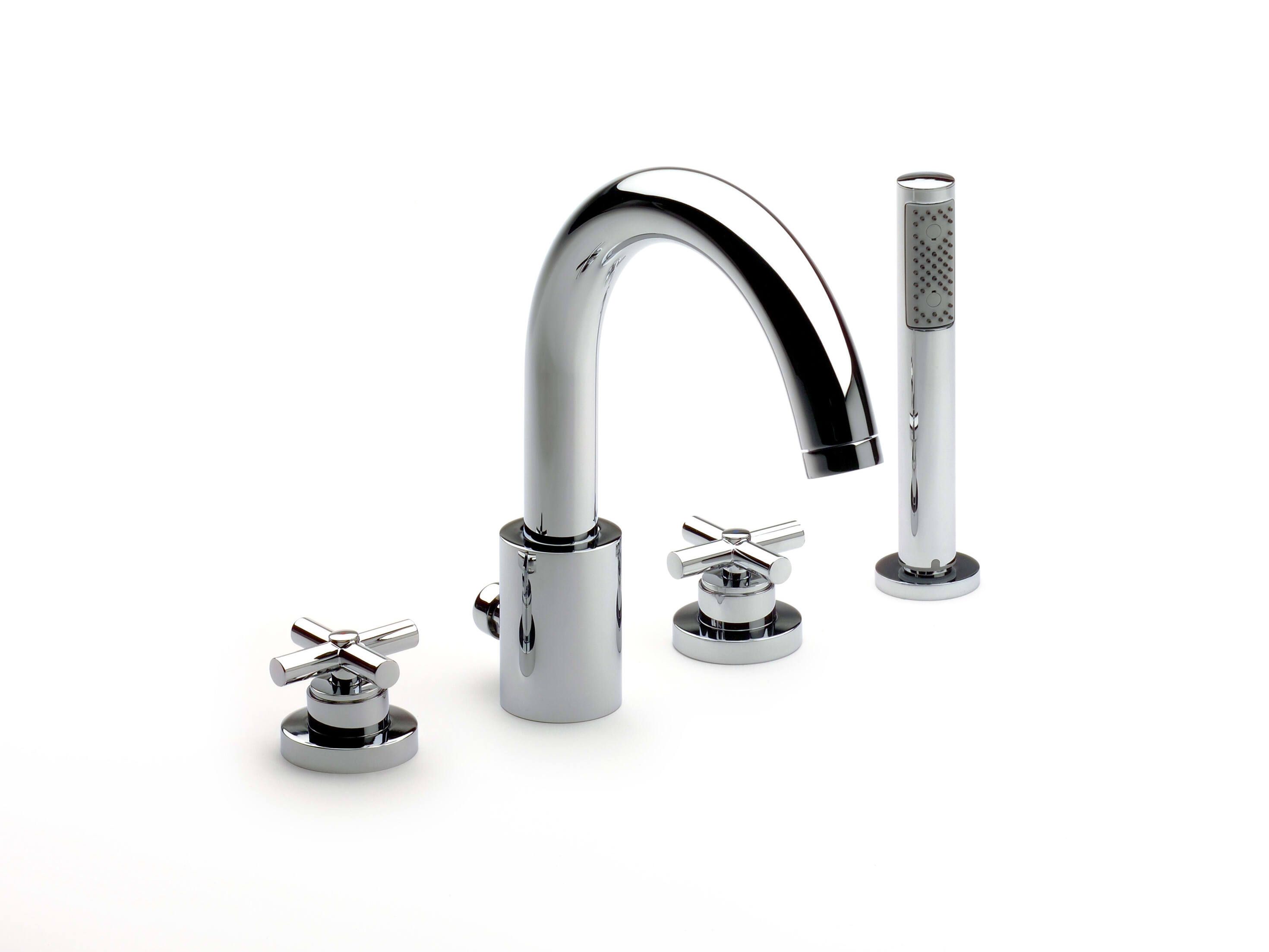 Хромированная латунь 4 отверстия утопленный смеситель для ванны Roca лофт ARCH-00061120