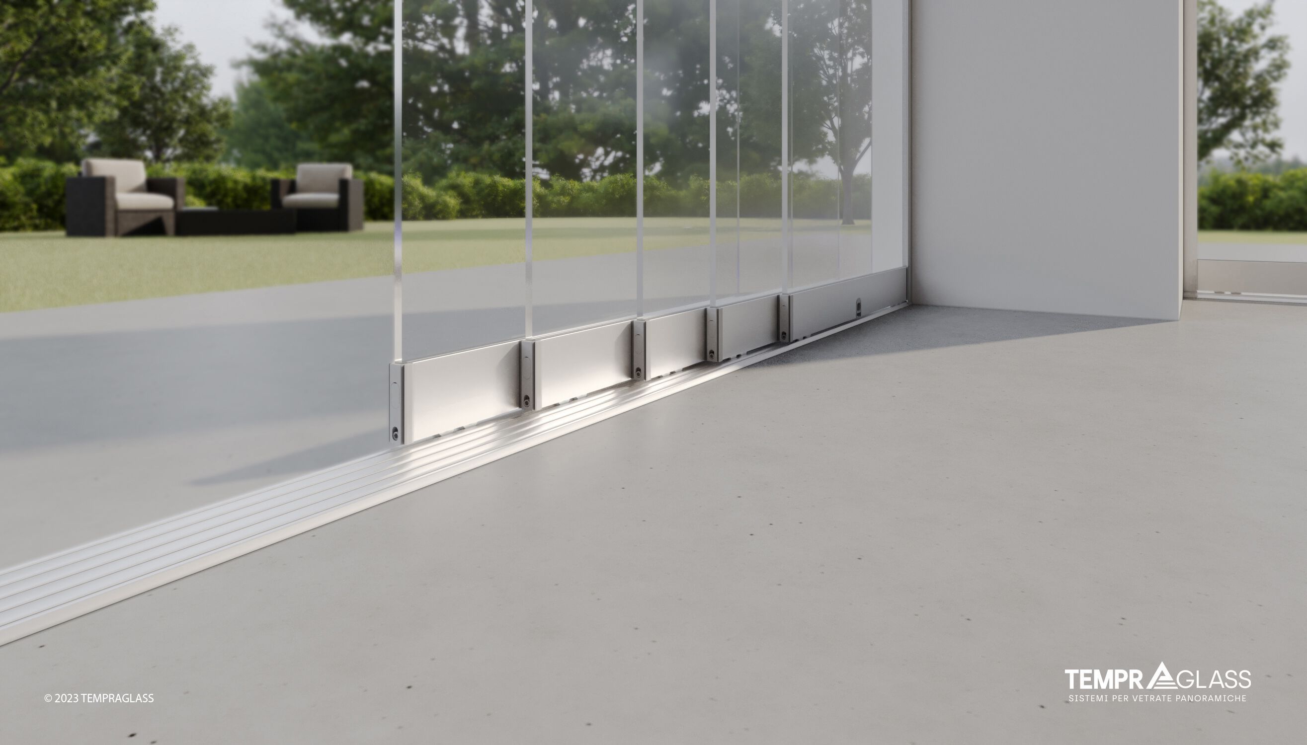 Панорамное раздвижное окно TEMPRAGLASS ARCH-00036595 - Вид №2