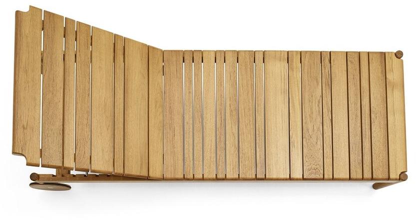 Varaschin Садовая кушетка из тика на колесиках Barcode 2180e - Вид №1