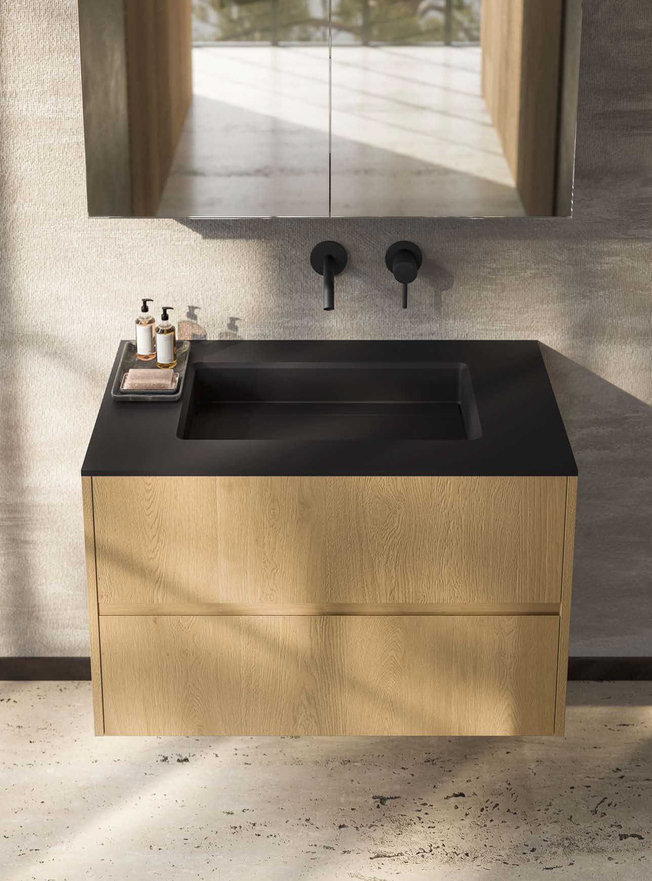 Полная мебель для ванной комнаты ITLAS кратные ARCH-00150752 - Вид №2