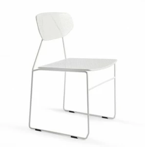 Deadgood Стул стальной штабелируемый с открытой спинкой Naked N1