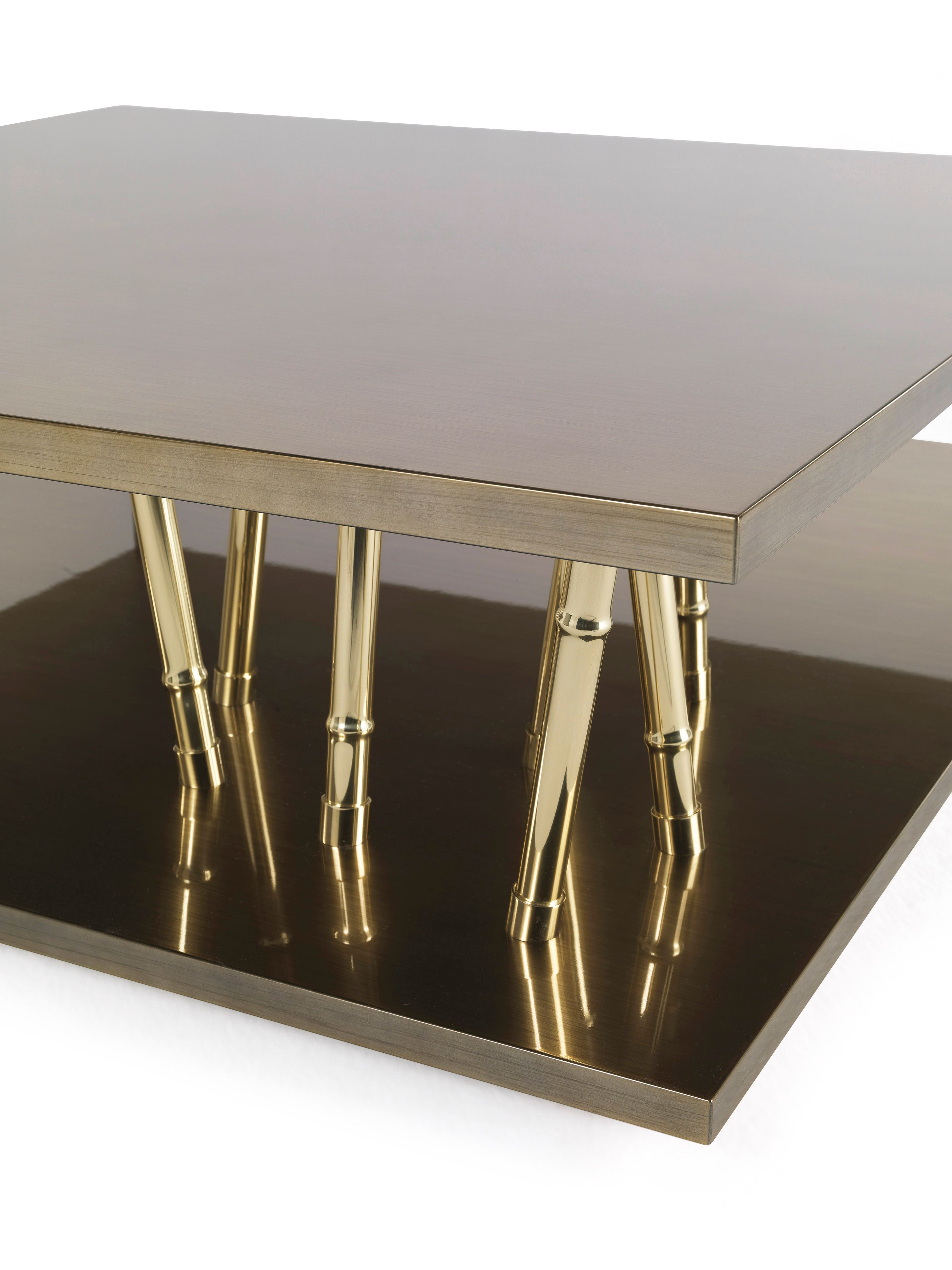 Деревянный квадратный низкий журнальный столик ETRO Home Interiors Taxila ARCH-00092985 - Вид №2